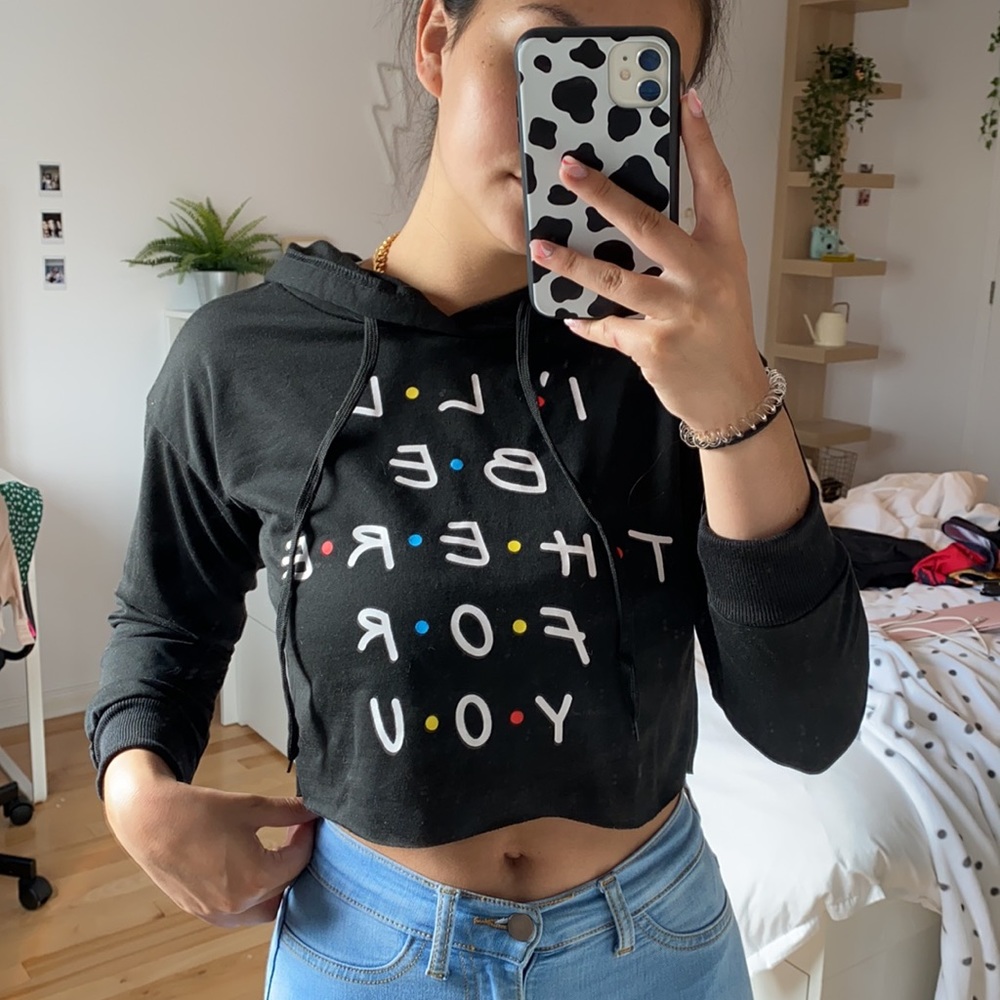 FRIENDS tv show cropped hoodie